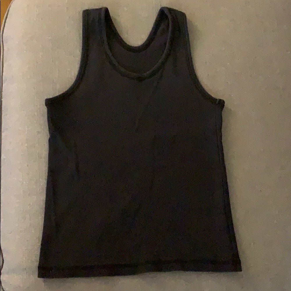 Black tank top